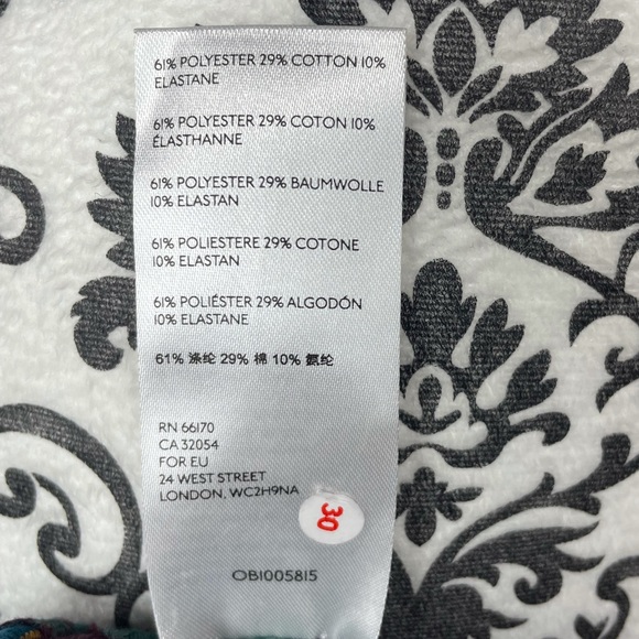 Free People Steph Mock Neck Long Sleeve Striped  Top Pine Combo Size Small - Picture 12 of 13